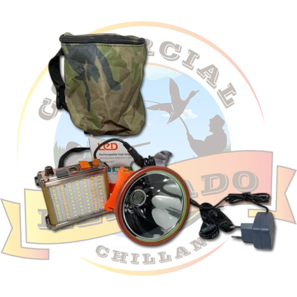 FOCO CAZA MINERO 1200 WATTS LUZ ROJA