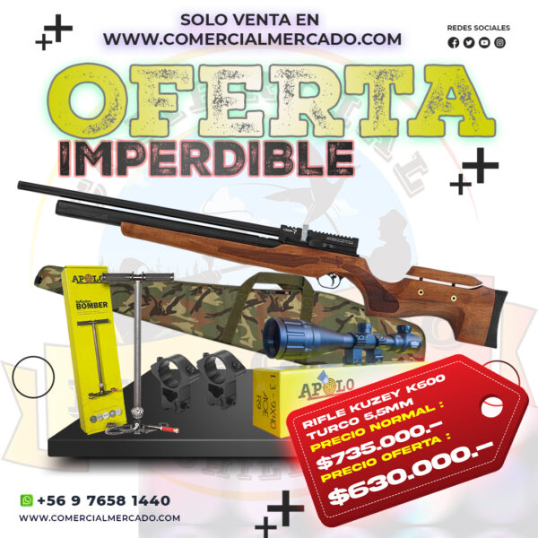 KIT DEPORTIVO KUZEY K600 5,5mm