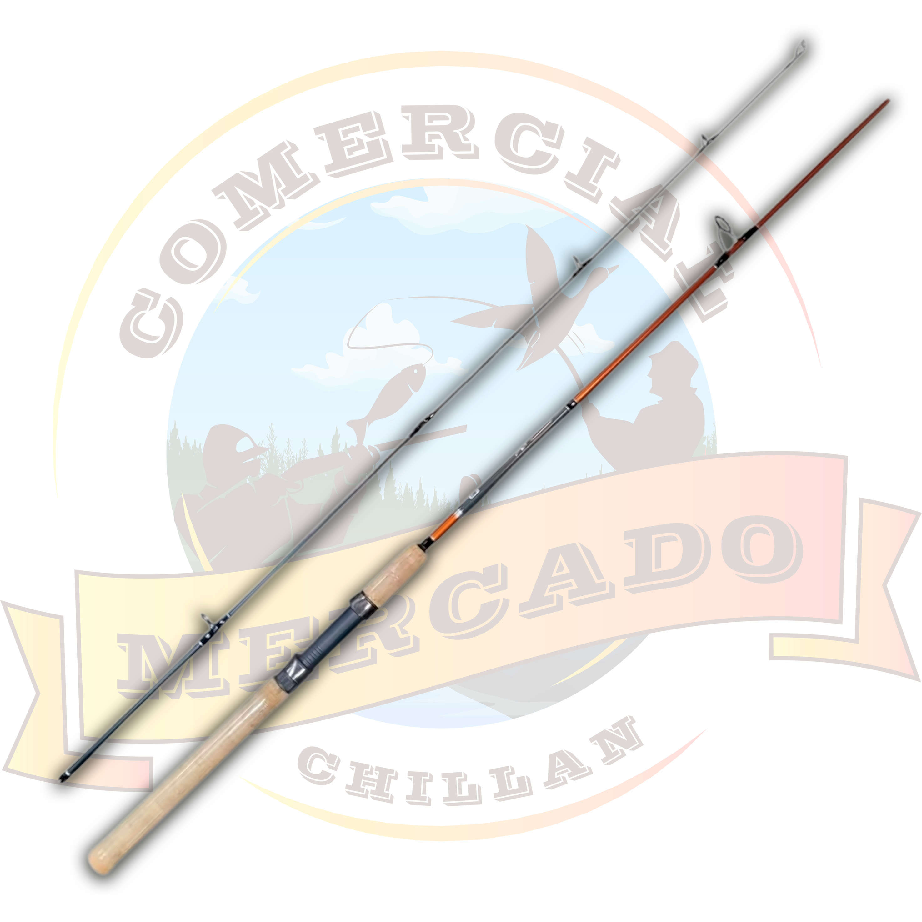 caña okuma bull roo 1.95 spinning pesca deportiva